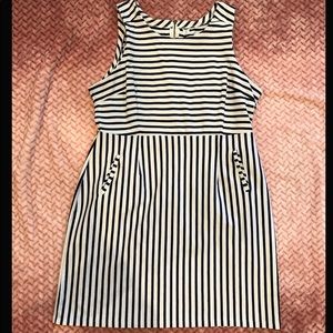 Nautical knee length dress